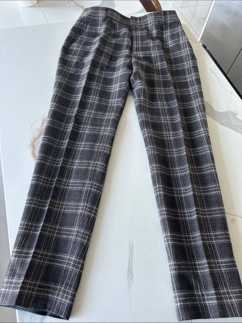 Smythe Plaid Women’s Dress Pants